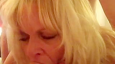 Blonde MILF Gangbang with Cuckold Hubby & Swinger Friends