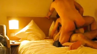 MILF Wife French Triple Threat Anal Cuckold Gangbang DP Double Penetration Amateur Homemade Porn