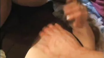 Insatiable Busty Wife Threesome with Two Cocks on XXX Camera