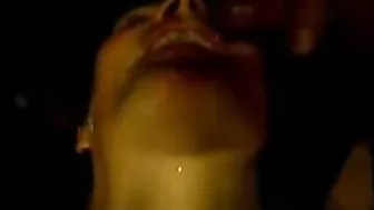 Homemade Bukkake Sluts Swallow Cum in Gangbang Facial