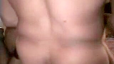 MILF Wife Wild Threesome with Interracial Couple & Cuckold Hubby