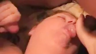 Homemade MILF Gangbang with Cumshots and Facials
