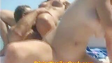 MILF Orgy Getaway - Amateur Group Sex with Mom and Friends