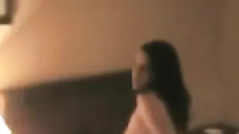 Small Tits Teen Brunette Gets Gangbanged in Hotel Threesome Orgasm