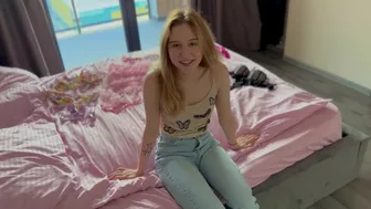 I helped my sister choose underwear for the first date and taught her how to do a blowjob