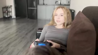 I watched porn with a my cousin and cum in sweet warm mouth