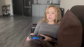 I watched porn with a my cousin and cum in sweet warm mouth