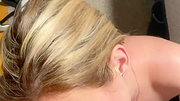 Wife's Delight - Hubby Gives Her Facial After Jerking Off