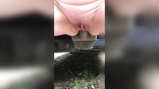 Slut wife in outdoor fuck hard ass hitch ball of a car