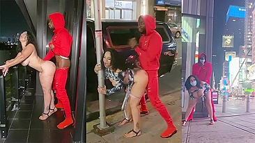 Puerto Rican Cheating Wife Fucks With Stranger on the Streets of New York