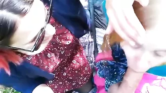 mother sucks a stranger's cock outdoors, daughter joins in incest mother sucks a stranger's cock outdoors, daughter joins in incest