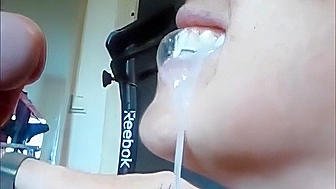 Proof, Family Incest ~ Mom & son throbbing oral creampie