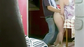 Family real incest, lustful mom's indecency with her horny son