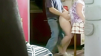 Family real incest, lustful mom's indecency with her horny son