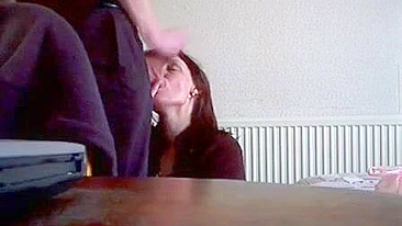 Family real incest, Son Shoots Load Cum  on Moms Face