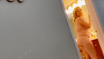 Our mom has been accustomed to strolling through the house naked while we are present Our mom has been accustomed to strolling through the house naked while we are present