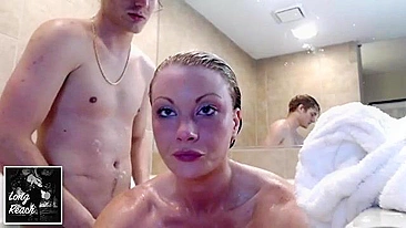 Older Sister Makes Brother Setup Her Jacuzzi Nude Stream For Her BF!