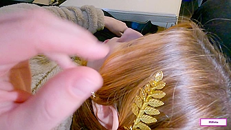 It's crazY! Why do that to your own mother's mouth! If dad finds out?