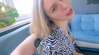 Son Without Asking Filled His Own Stepmother's Mouth with Pulsating Cum