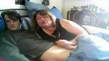 Incest Porn - Redhead naked mom loves to suck and taste son dong