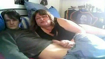 Incest Porn - Redhead naked mom loves to suck and taste son dong