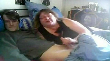 Incest Porn - Redhead naked mom loves to suck and taste son dong