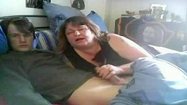 Incest Porn - Redhead naked mom loves to suck and taste son dong