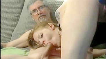 Thick daughter has pussy destroyed and pounded hardcore from behind in bed