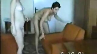 Perv family in threesome incest fun mother, daughter and father