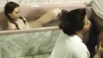 First lesson in incest ~ Perv mother sucking sons dick in front of daughter First lesson in incest ~ Perv mother sucking sons dick in front of daughter