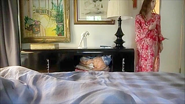 Housekeeping & Incest ~ Busty mom seduces and fucks son when daddy' away