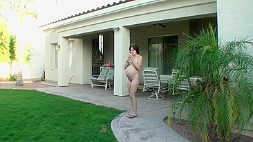 Pregnant Sister Smokes As She Gets Brutally Fucked