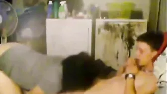 Daddy are away, son fuck his mom and gives her the best orgasm