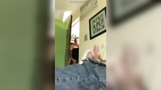 Mom sneak to son room and caught his jerk off