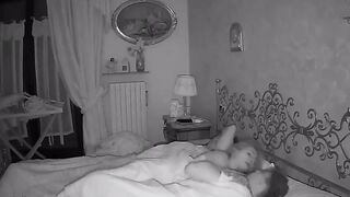 Perv mom sneaks into her sons' bed for sex ~ IP hidden Cam, Catches Incest Sex