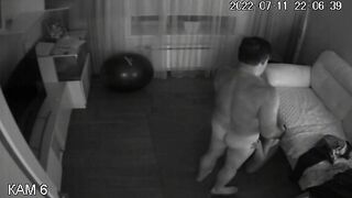 IP hidden Cam, Catches Incest Sex ~ Daughter Wants Daddy's Cock While Mom Away