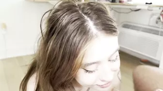 Cheating On My Girlfriend With My Slutty sister this slut suck as champion