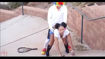 Mad Clown's Rough Ride with Monster Mash - XXX Funny Sex Compilation!