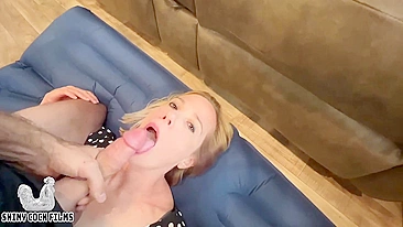 Mom's Hilarious and Horny Self-Defense Training Mishap with a Dick in Her Mouth!