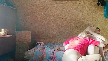 Slutty stepmom fucks her son husband during sleepover and asks for threesome