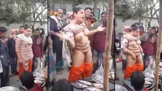 Indian fish market, aggressive aunt offers to buy her hairy cunt, funny XXX moments