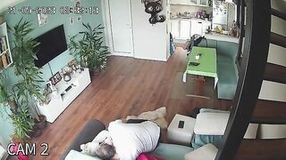 Naughty Daddy's Forbidden Fuck Session with Virgin Daughter Caught & Exposed by IP Cam