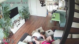 Naughty Daddy's Forbidden Fuck Session with Virgin Daughter Caught & Exposed by IP Cam