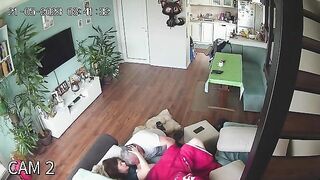 Naughty Daddy's Forbidden Fuck Session with Virgin Daughter Caught & Exposed by IP Cam