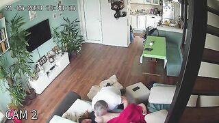 Naughty Daddy's Forbidden Fuck Session with Virgin Daughter Caught & Exposed by IP Cam