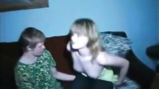 Authentic incest ~ redheaded brother and sister first fuck on camera for pocket money