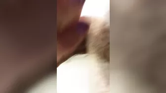 Absolutely super brunette with tanned nude body teasing on camera