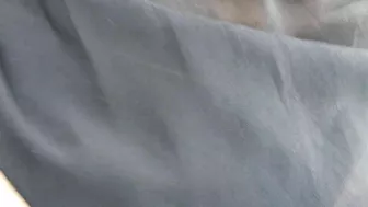 Man Lustfully Caresses Her Incredibly Sexy Legs In The Car, Craving Hot Sex