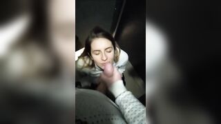 Couple exposing in public restroom having sex so risky to get caught