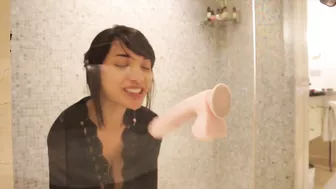 Gorgeous Asian woman having deep penetration with her dildo toy Gorgeous Asian woman having deep penetration with her dildo toy